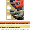 PGTOPONE Switchback White/Amber LED Front Fog Daytime Running Lamp w/Dynamic
