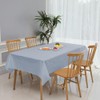 RCFFDL 3 Pack Grey Disposable Tablecloth, 54" x 108" Plastic