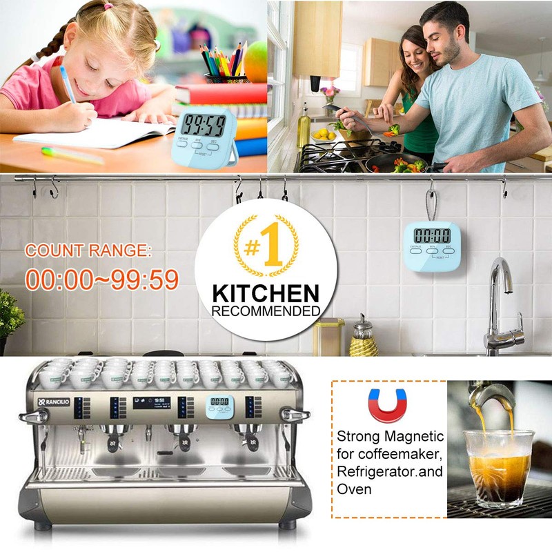 Kitchen Timer, 2 Pack Digital Kitchen Timers [ 2020 Version