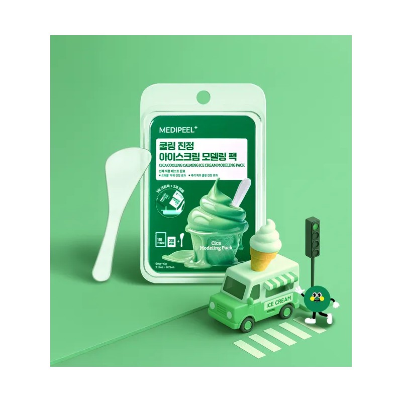 메디필 MEDIPEEL Cica Cooling Soothing Ice Cream Modeling Pack 60g