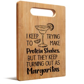 Lacama Margarita Gifts Cutting Chopping Boards for Kitchen, Cocktail Gifts for Women Cocktail Lovers, Margaritas Decorative Bamboo Cutting Board