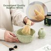Matcha Whisk Set, Japanese Tea Set Includes Matcha Bowl with
