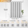 BTTN Extra Long Shower Curtain - 72x84 Long Boho Chic