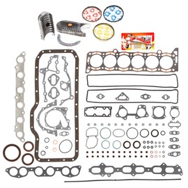 Domestic Gaskets Engine Rering Kit FSBRR2023EVE Compatible With 89-92 Toyota Cressida Supra 3.0 DOHC 7MGE Full Gasket Set, Standard Size Main Rod Bearings, 0.50mm / 0.020" Oversize Piston Rings