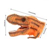 Soft Dinosaur Head Hand Puppet Kids Child Stories Role Play