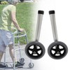 Walker Front Wheels Replacement Feet, Folding Med Lock Roller Parts,