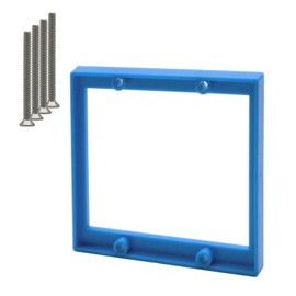 XGGYA 1/4” Double Gang Receptacle Outlet Box Extender,Blue Electrical Outlet Extender for Electrical Box,A Great Helper for Outlet Box Adjustments,1Pack