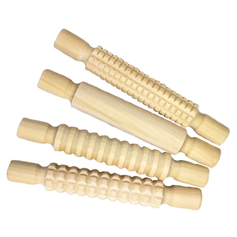 Kids B Crafty Playdough Tools and Cutters Set - Wooden