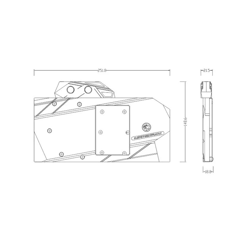 Bykski Full Coverage GPU Water Block for Sapphire RX 5700