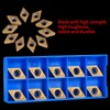 10PCS CNC Carbide Inserts, CNC Carbide Tips for Lathe Turning