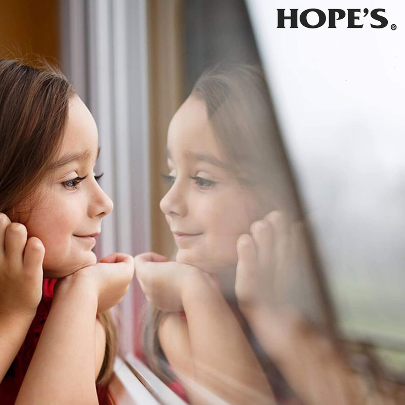 HOPE'S Perfect Glass Cleaner Spray Refill, Streak-Free, Ammonia-Free Window, Mirror,