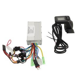 Electric Bike Controller Set 36V 48V 350W 13A Controller 128DX Thumb Throttle LCD Panel Electric Bike Conversion Accessory