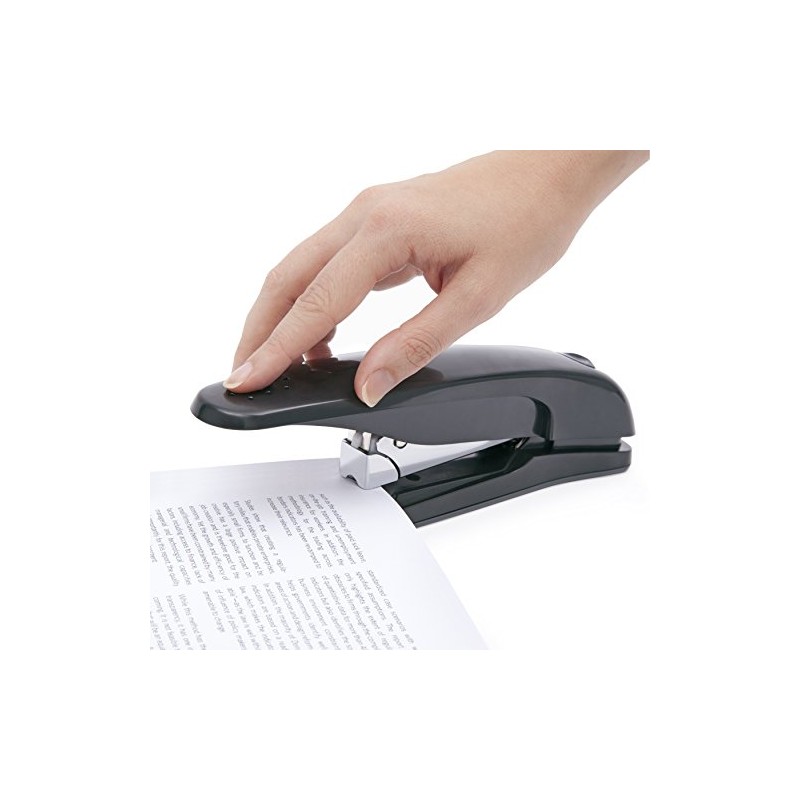 Rapesco 0432 ECO Zero-01L Stapler, 50 Sheet Capacity, Black