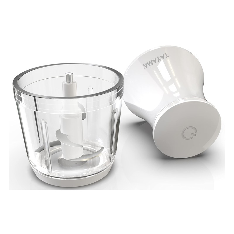 TAYAMA 2.5 Cup White 200W Mini Chopper 4-Layer Blade Food