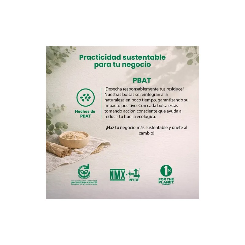 Bolsa P Basura We Care Biodegradables Chicas 45x43 - 80