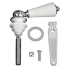 Aretro Toilet Cistern Lever Arm Flush 22098 W.C. Chrome/Ceramic Lever,