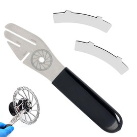 Cosswe Set of 3 Bicycle Brake Discs Adjuster, Disc Brakes Adjustment Correction Key Tool Stainless Steel Disc Brake Straightening Tool Bicycle Brake Discs Straightening Tool for Bicycle Calibration