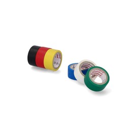 cartrend Insulating Tapes Electrician Tape Coloured PVC Tape Waterproof Electrical Insulation Tape 6 Pieces 3.3 m x 19 mm