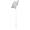 Mameita Mini Cleaning Brush, 2-Piece Set, White, Japanese-Made, Long Brush
