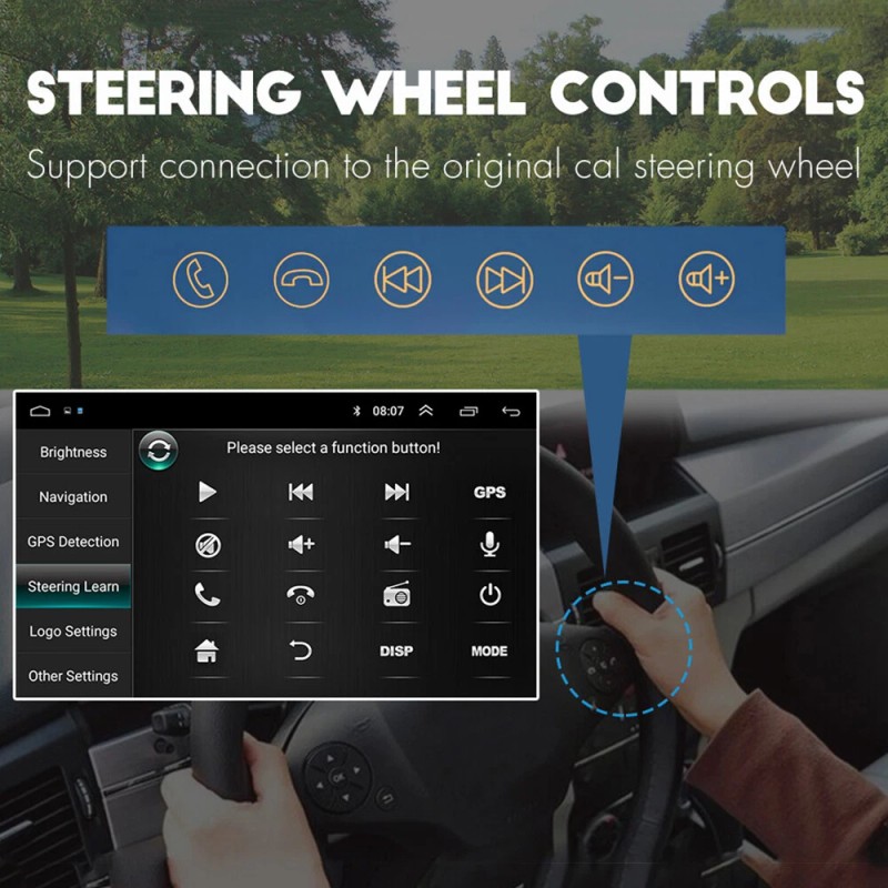 Paddsun Android 12 Car Navigator For 2009-2017 Ford Fiesta 2+32G