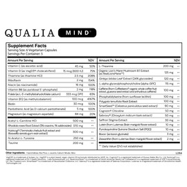 Qualia Mind — Beat Brain Fog | Doctor-Formulated Premium Brain Nourishment | Fuel Focus, Drive & Energy | 32 Ingredients Including Lion’s Mane, Smartseed™️, Cognizin™️, Ginkgo & More| 2 Week Supply*