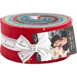V and Co Ombre Flurries Metallic Jelly Roll 40 2.5-inch Strips Moda Fabrics 10874JRM