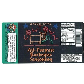 Kansas City's Cowtown Rub 6.5oz - 7oz Container (Pack of 3) Choose Flavor Below (All Purpose Barbecue Seasoning 6.5oz)