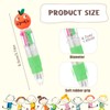 Candcamp 30 Pcs Mini Fun Cartoon 4 Color Pen Set,0.7mm