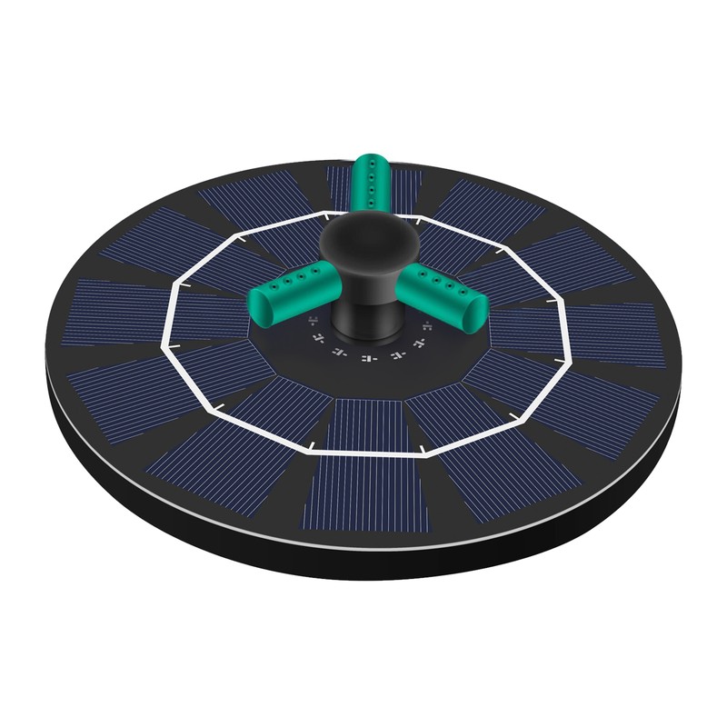 2.5W Solar Fountain Pump With 360°Rotatable Nozzle Solar-power Fountain Free