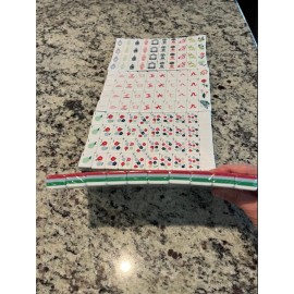 USA Local Stock, 160 Acrylic Mahjong Tiles, American Mahjong Set,  From LA Warehouse, Luxury Mahjong for LadyColor: Red Puppy