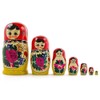 BestPysanky Set of 7 Unfinished Wooden Nesting Dolls DIY Craft