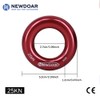 NewDoar Rappel Ring 25kN Gold Large O-Ring Rope Connector for