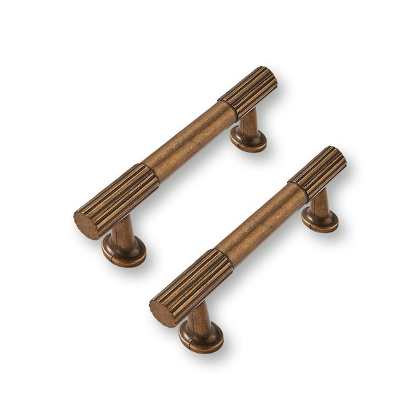 CABDM 10 Pack 3inch(76mm) Center to Center Antique Brass Cabinet