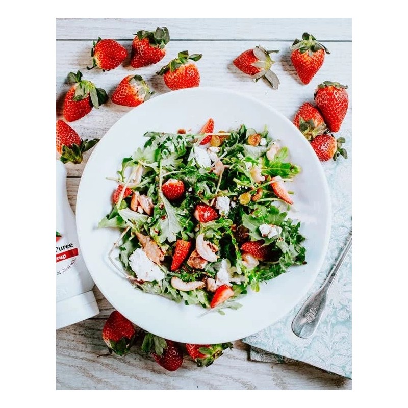 Real Infused Exotics Strawberry Syrup 16.9 fl oz (Pack of