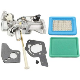 NewJ's Carburetor with Gasket Fit for Briggs & Stratton 498298 692784 495951 492611 490533 495426 Carb 112202 5HP Engine with Air Pre Filter Gaskets