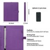 Wonderpool A4 PU Leather Portfolio Holder Ring File Document Case