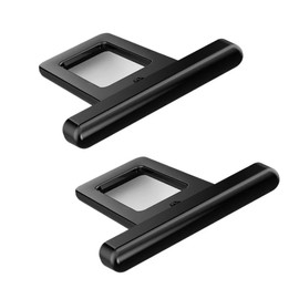 Seat Belt Buckle Canceller, Car Buckle Cover, Universal Car Accessories, Set of 2, Seat Belt Protection, Comfortable Fitting, Interior Accessories, Convenient and Comfortable (Black)