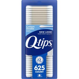 Q-Tip 위생 및 미용을 위한 Q-팁 면봉 100 625개로 만든 오리지널 Q-tips Cotton Swabs for Hygiene and Beauty, Original 625 Count [625 Count (Pack of 1)]