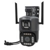Smart Outdoor Camera 4MP Wireless Three Lens Remote Monitor Auto