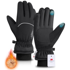 rivmount Winter Gloves Women Men, Thermal Ski Gloves for Cold Weather with Warm, Waterproof, Touchscreen for Running, Skiing