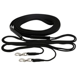 Double reins – black double Lunge | Lunge Line 18 M Action