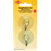 Kleiber Suction Hook Set x2 Clear, 14 x 7 x 2 cm