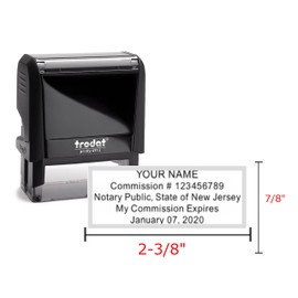 Notary Public Value Package | Modern Journal, Stamp, and Burgundy Supplies Bag | New Jersey