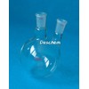 Deschem 1000ml,2-Neck,24/40,Round Bottom Flask,1L,Double Necks,Laboratory Boiling Bottle