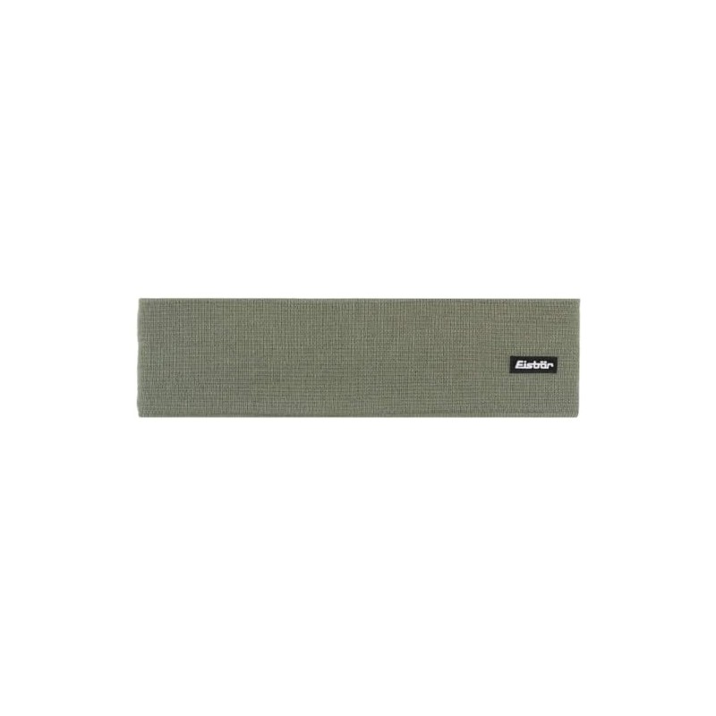Eisbär Havel Headband - Green, 7 cm High, Fleece Inner