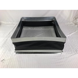 tinman 19.5 X 12.5 INCHES CARLISLE FLEXIBLE DUCT CONNECTOR CANVAS JOINT DUCTWORK