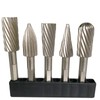 Bestgle Carbide Cutter, Set of 5, Rotary File Carbide Bar,