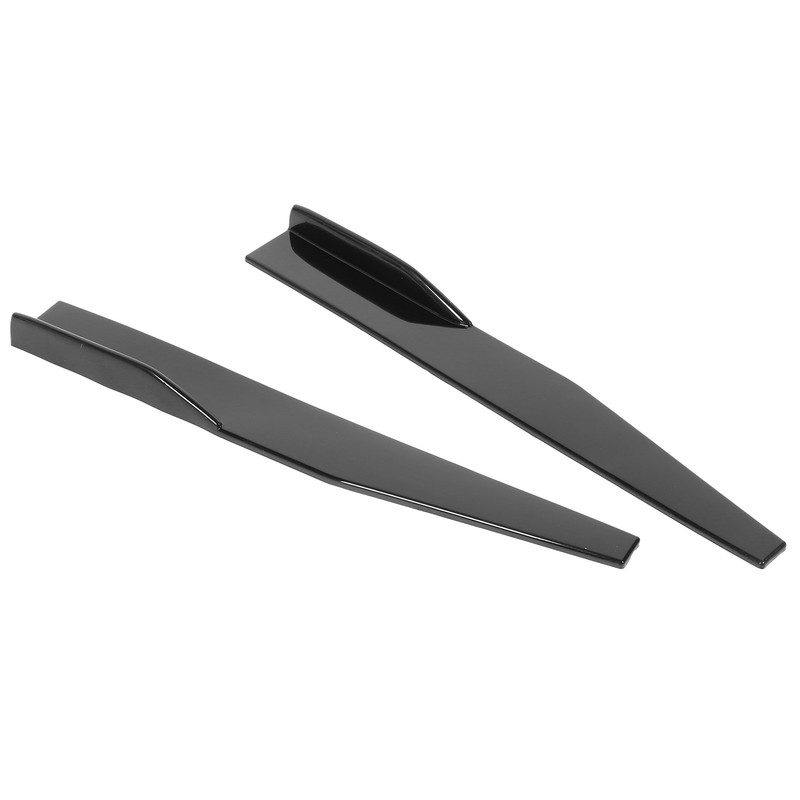 2Pcs Universal Side Skirt Rocker Splitters Lip Winglet Wing Diffuser