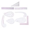 9Pcs/Set Sewing Ruler Set Multifunctional Curve Stick Tailor Measuring Accessories