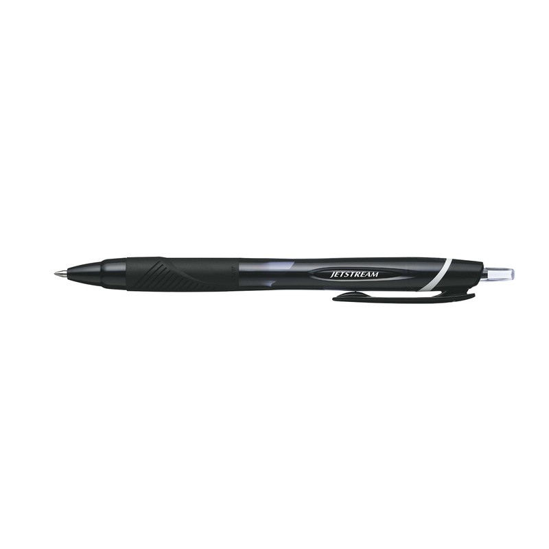 uni-ball SXN150C Jetstream Drucktintenroller in Sportfarben, schwarze uni Super-Tinte, 0,7-mm-Spitze,